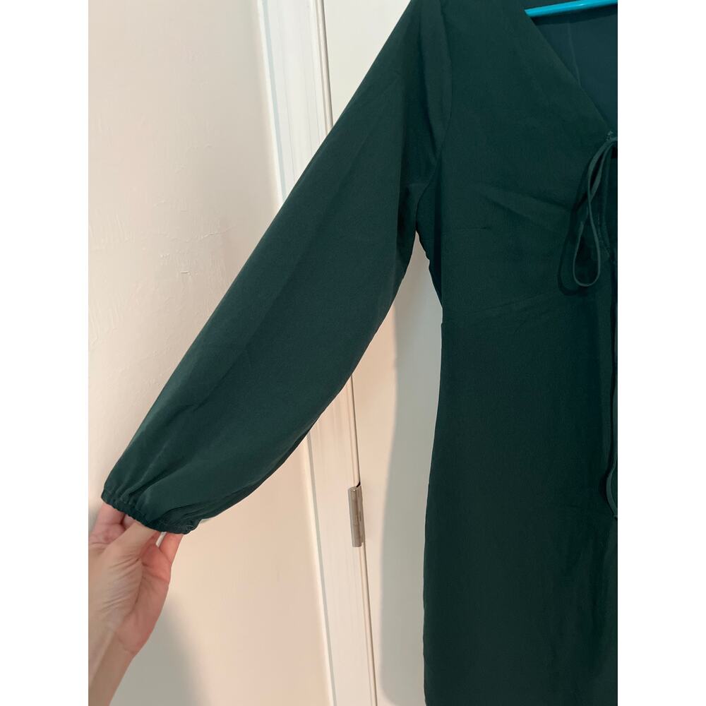 Abercrombie & Fitch Forest Green Mini Dress – Size Small Petite - Picture 2 of 8
